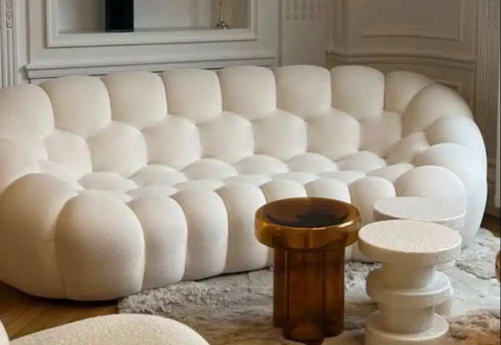 living spaces white cloud couch